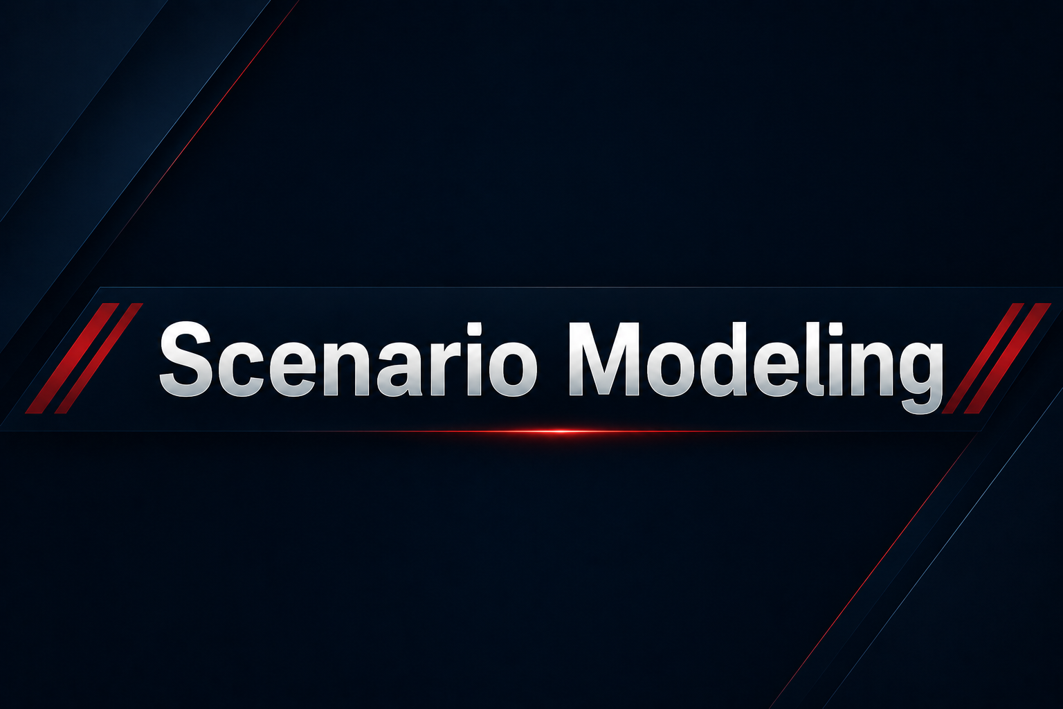 Scenarios — conflict scenario modeling